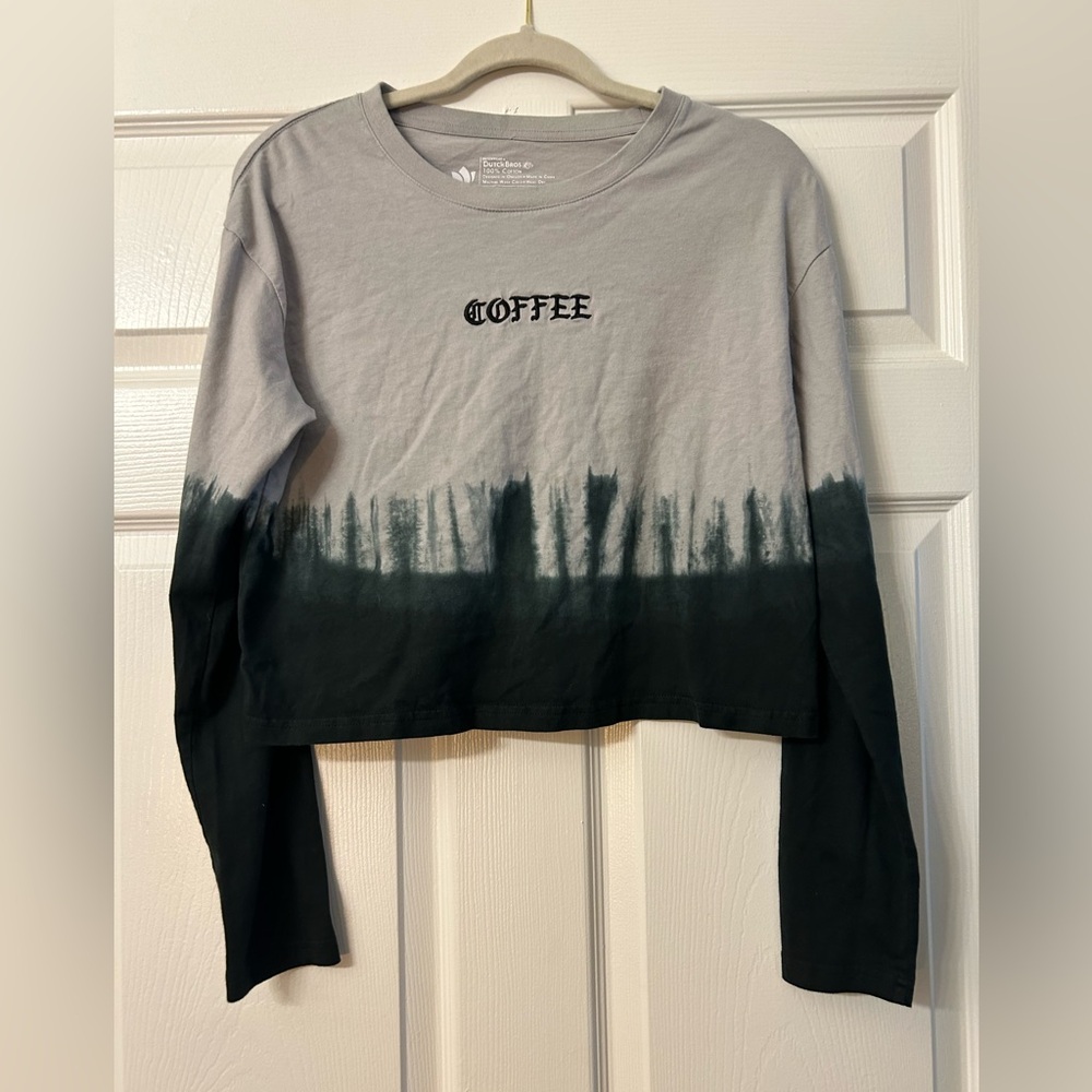 Dutch Bros Long Sleeve Crop Top